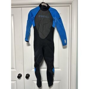 O'Neill Youth Reactor-2 3/2mm Back Zip Full Wetsuit, black‎ & blue, 14